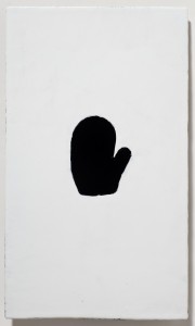 <strong><em>Winter 1</em>, 2009, oil enamel on sandblasted steel, 10x6 inches