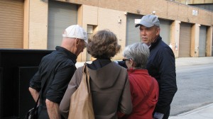May 2010.  Marvin Gates, with a group around Barbara, on 21st Street.