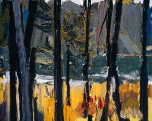 Between South Branch Road and Johns Bay, South Bristol, Maine, III; 1998; oil on canvas; 8 x 10 inches 