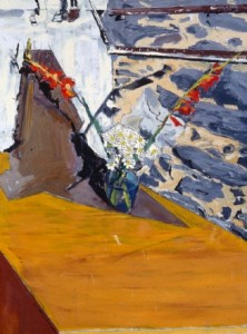 Daisies, 1997, oil on canvas, 40 x 30 inches
