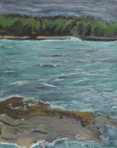 Johns Bay, Maine, Storm; 1997 - 2006; oil on canvas; 20 x 16 inches