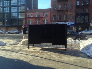 January 4, 2014 | On Bowery, outside Sperone Westwater