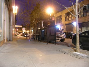 25 Street, north side, Winter 2009/10: evening