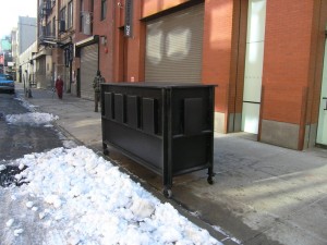 25th Street, south side, Winter 2009