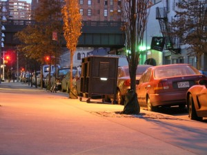 24 Street, north side, Winter 2010: evening