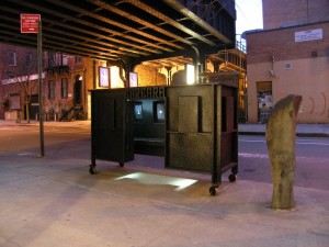 22nd Street, north side, Winter 2009: evening