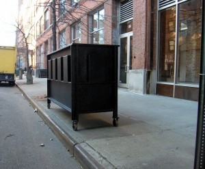 22nd Street, north side, Winter 2009: looking west