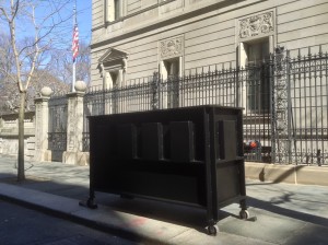 Outside the Frick, March 21, 2014