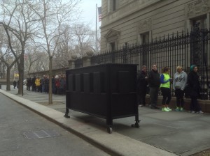 March 23, 2014. 70th and Fifth. Outside the Frick.