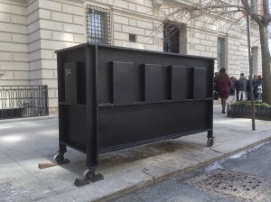 Outside the Neue Galerie, March 27, 2014