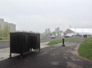 Outside the Frieze Art Fair, 05/09/2014