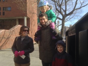 11/30/13, outside the Henry Street Settlement